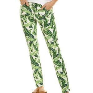 J McLaughlin white tropical jeans